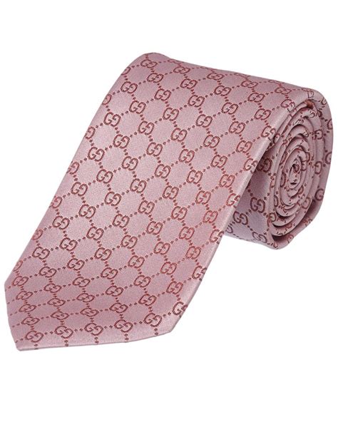 striped pink gucci tie|pink Gucci gg tie.